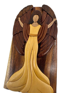 Handcrafted Wooden 3D Puzzle <b>Box</b> Religion Theme for Ester Christmas Souvenir Intarsia Engraved DIY Crafts <b>Cheap</b> Price Wholesale - Product Image 3