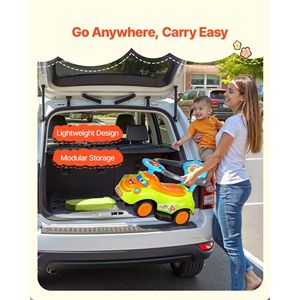 Passeggino Cavalcabile per Bambini da 19 a 36 Mesi con Corrimano, Maniglia Sottosedile e Capacità di Carico di 25 kg - Product Image 5