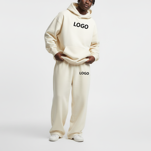 Survêtements de jogging pour hommes, qualité supérieure, 100% coton, impression personnalisée du logo, streetwear, hiver, coupe classique, respirant - Product Image 1