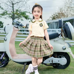 เสื้อยูนิฟอร์มนักเรียนสั่งทำขายส่ง คุณภาพสูง สำหรับฤดูร้อน โรงเรียนอนุบาล ประถมศึกษา มัธยมศึกษา - Product Image 5