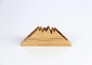 Porte-serviettes en bois moderne pour table, organiseur de mouchoirs durable fait à la main pour restaurant et hôtel - Product Image 6