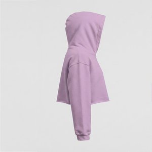 Novedades: Sudadera con Capucha para Mujer, con Logotipo Personalizado, Color Sólido, Manga Larga, Tejida, Transpirable, para Otoño, Corta, Sin Forro - Product Image 4