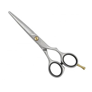 Professional Barber Stainless Steel Hair Salon Scissors <b>Ceramic</b> Handle Custom Engraved Logo Private Label Shaving Styling Shaver - Product Image 1