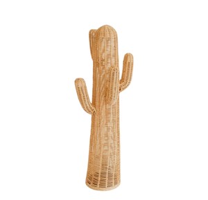 Décoration murale artisanale en rotin tressé en forme de plante pour chambre d'enfant - Product Image 1