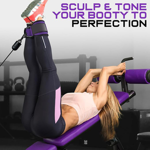 Custom Professional Protection Ankle Straps Gym Training Workout Strong Cable Machines Weight Bearing Foot <b>Ring</b>-Natural Non-Slip - Product Image 5