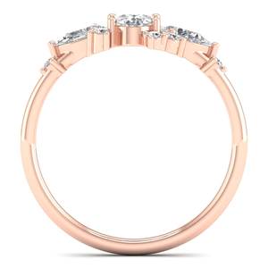 Anillo REYES, el más vendido, de oro sólido de 14K con diamantes cultivados en laboratorio CVD HPHT, con múltiples piedras, hecho a mano, regalo de boda, joyería fina para mujer. - Product Image 4