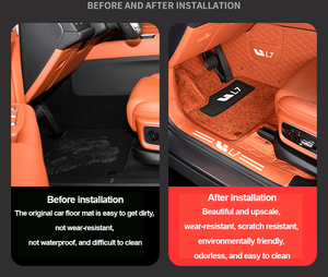 Venta caliente L7 L8 L9 alfombrilla de coche almohadilla de pie específica piso de coche L8 LI alfombrilla de coche apta para SEAT nuevo para 2024 - Product Image 4