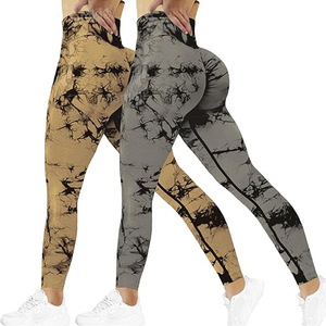 Leggings de Yoga de Cintura Alta para Mujer, Diseño Tie Dye sin Costuras, para Gimnasio, Fitness, Running y Entrenamiento - Product Image 2