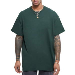 T-shirt vintage pour homme de haute qualité, effet délavé à l'acide, 100% coton, coupe ample - Product Image 1