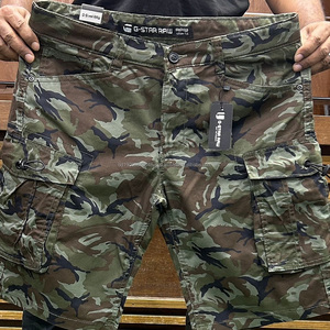 Pantalones Cortos Chino de Sarga para Correr, Transpirables, Teñidos en Prenda, Talla Grande, Estampado a Cuadros, Estilo Casual Elegante, Pantalones Tejidos Elásticos para Primavera y Verano - Product Image 6