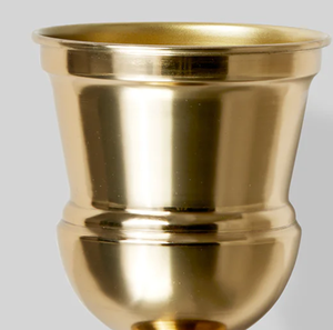 แจกันดอกไม้สำหรับงานแต่งงานแบบทันสมัยหรูหราทำด้วยมือโลหะเคลือบทองออกแบบโลโก้ได้ตามต้องการสำหรับงานแต่งงาน - Product Image 5