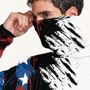 Camisa de Pesca con Capucha y Manga Larga para Hombre, con Estampado Personalizado por Sublimación, Protección Anti-UV UPF 50, Poliéster - Product Image 4