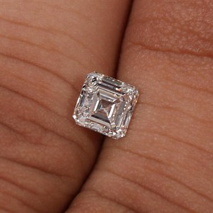 Diamant de laboratoire de 0,25 carat, taille Asscher, couleur DEF, pureté VVS, diamant CVD pour la fabrication de bijoux en gros. - Product Image 1