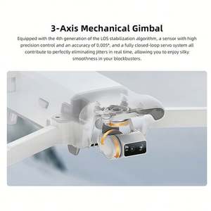 Drones télécommandés commerciaux X8 avec portée de 10 km, cardan 3 axes, caméra professionnelle 4K et GPS, quadricoptère expert - Product Image 3