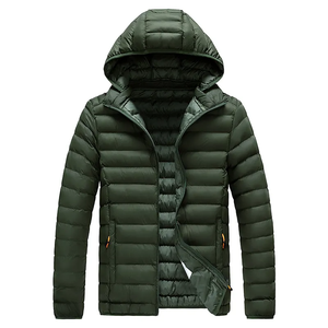 Custom Unisex <b>Thick</b> Waterproof Heated Puffer Jacket <b>Winter</b> <b>Coat</b> Cotton Fill Warm Zipper Closure Customized Hooded Face - Product Image 5