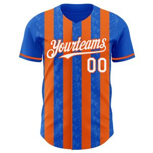 Custom 100% Polyester Baseball Jersey Full Button Sublimation Print Short Sleeve Breathable Team Uniform All Seasons Wholesale - Product Image 2
