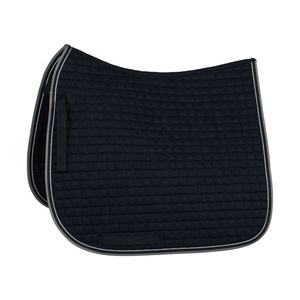 Tapis de selle pour cheval Tapis de selle anglais de haute qualité disponibles en tailles et couleurs personnalisées Tapis de selle de saut de couleur noire - Product Image 1
