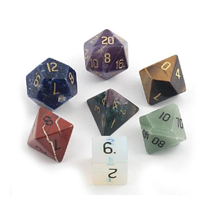 High quality stone dice <b>crystal</b> Multi stone natural <b>crystal</b> reiki healing gemstones Engraved custom dice <b>set</b> Vikings <b>crystal</b> - Product Image 3