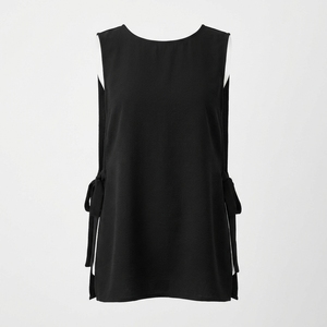 Women's Tabard <b>Overlay</b> <b>Top</b> Sleeveless Open-Side Layering <b>Top</b> OEM ODM Wholesale Factory Private Label - Product Image 4