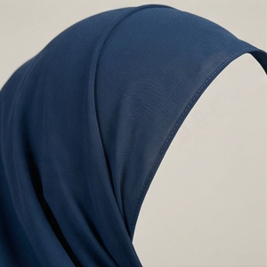 Hiyab de Jersey de Algodón con Textura Elástica y Pedrería, de Lujo, Suave, Transpirable, Regular, para Mujer, Pañuelo Premium, Modesto, para la Cabeza - Product Image 4