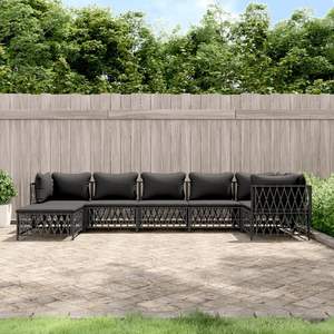 Ensemble de salon de jardin anthracite - Product Image 1