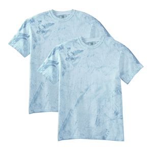 เสื้อยืดคอกลมแขนสั้นผู้ชายทรงปกติ สีพื้น ผ้าฝ้าย ดีไซน์เรียบง่าย สไตล์ลำลอง ทรงหลวม แฟชั่น - Product Image 5