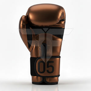Gants de boxe en cuir professionnels de haute qualité avec évacuation de l'humidité et fermeture auto-agrippante à bas prix provenant d'un fournisseur pakistanais - Product Image 3