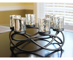 Elegante Candelabro de Metal de 6 Brazos, Diseño de Lujo, Decorativo, para Fiestas, Eventos y Decoración del Hogar, a un Precio Accesible - Product Image 2