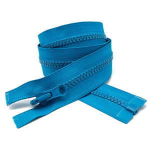 5 #   Fermeture éclair double face à verrouillage automatique en résine écologique, à extrémité ouverte rotative, couleur personnalisée pour sacs et vêtements - Product Image 3
