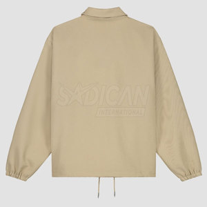 เสื้อแจ็คเก็ตโค้ชสำหรับผู้ชายคุณภาพพรีเมียม สำหรับฤดูหนาว มีโลโก้ด้านหน้า ซิปเต็มตัว ระบายอากาศได้ดี เหมาะสำหรับออกกำลังกาย วิ่ง และสวมใส่ในชีวิตประจำวัน - Product Image 2