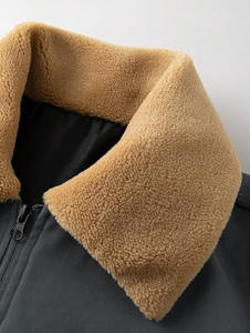 Chaqueta Bomber de Invierno para Hombre Rapid Sports, Cortavientos, Transpirable, Ecológica, Informal, con Forro de Satén/Seda, Cierre de Cremallera - Product Image 3