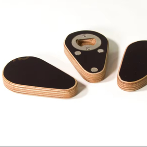 Llavero Abridor Multifunción de Madera y Acero Inoxidable de Primera Calidad con Logotipo Personalizado para Bar y Regalo Promocional - Product Image 1