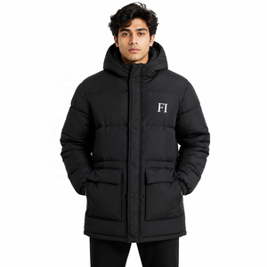 Custom Men's Hooded Puffer <b>Jacket</b> <b>Winter</b> Spring Insulated Quilted Parka Wholesale Men's <b>Jackets</b> OEM <b>Waterproof</b> Outdoor Coat USA - Product Image 1