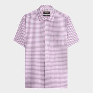 Camisas de Vestir Bordadas a Rayas 100% Algodón para Hombre Aristino, Estilo de Trabajo, Secado Rápido, Transpirables, Manga Corta - Product Image 2