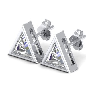 REYES, Nuevos Pendientes de Diamantes Cultivados en Laboratorio de 1.91 Quilates, Plata de Ley 925, CVD HPHT, para Mujer, Joyería Fina Personalizada para Bodas - Product Image 3