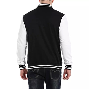 High Street Style Unisex Winter Varsity <b>Jacket</b> <b>Thick</b> <b>Fleece</b> Stand Collar Zipper Closure Cartoon Print Front Logo OEM Available - Product Image 5