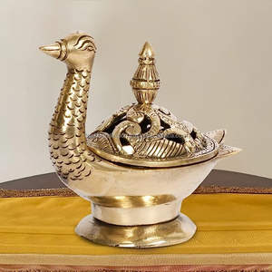 Incienso Metálico de Oriente Medio de Primera Calidad con Incrustaciones de Diamantes de Imitación, Estilo Eléctrico o No Eléctrico, Excelente Diseño por FWE - Product Image 3