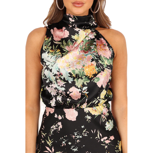 Nuevo Vestido Mini con Estampado Floral y Lazos en la Cintura, Estilo Europeo Americano 2026, Elegante, Personalizado, OEM, ODM, Regalo para Hermandades - Product Image 6