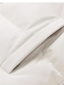 Comfortable Puffer <b>Jacket</b> with Lightweight Padding and Full Front Zip for Cold Weather Style - Product Image 5