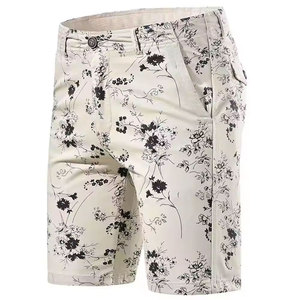Pantalones Cortos Bermuda para Hombre, Estilo Casual, Cintura Media Elástica, 100% Algodón Canvas Ecológico, con Cordón Ajustable y Bolsillos de Tela Tejida - Product Image 2