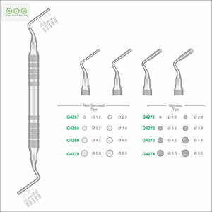 Sonda Dental Manual de Alta Calidad, Acero Inoxidable, Instrumento Médico para Cirugía General, Certificación CE, Garantía de 3 Años ENGR - Product Image 4