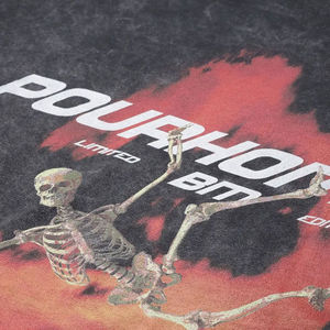 Camisetas de Hombre con Lavado Ácido, Personalizadas, de Alta Calidad, Transpirables, Corte Regular, Directo de Fábrica, Poliéster/Algodón, Nuevas - Product Image 2