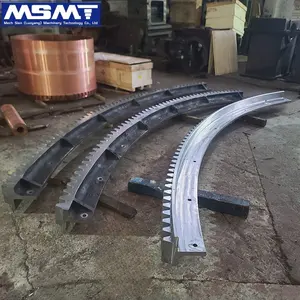 מתלה גלגלי שיניים סליל M8 Oem סגסוגת פלדה פרזול באיכות גבוהה מודול גדול מתלה גלגלי שיניים מתלה גלגלי שיניים גדול