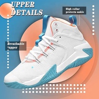 Chaussures de basketball professionnelles personnalisées, baskets de sport durables, OEM, décontractées, printemps-été, respirantes, légères, haute performance