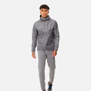 Survêtements coupe-vent pour hommes à capuche, légers et personnalisables, 100% nylon, respirants, coupe-vent, écologiques, séchage rapide, hiver, OEM - Product Image 4