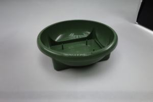 ถาดใส่ดอกไม้ทรงกลม พลาสติก สีเขียว 28.9 ซม.(กว้าง) x 16.7 ซม.(ลึก) x 5 ซม.(สูง) ถาดใส่ดอกไม้ FT03 - Product Image 3