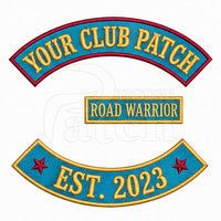 Patchs brodés personnalisés pour vestes de motards, badges de motards personnalisés, patchs dorsaux personnalisés pour clubs, événements et groupes