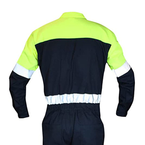 Fabrication en usine, combinaison de travail personnalisée avec logo, ensemble uniforme pour hommes, respirant et à séchage rapide, boutons sur le devant, certifié CE - Product Image 6