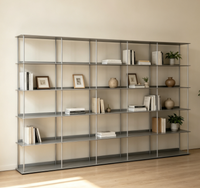 Étagère de Luxe Lumineuse Multi-Niveaux pour Salon, Bibliothèque, Bureau, Supermarché – Personnalisable