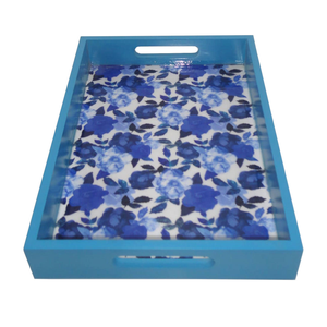 Bandeja de Servir Rectangular de Madera MDF Hecha a Mano en India, Bandejas de Servir de Madera para el Hogar a Bajo Precio, Bandeja para Alimentos al por Mayor - Product Image 3
